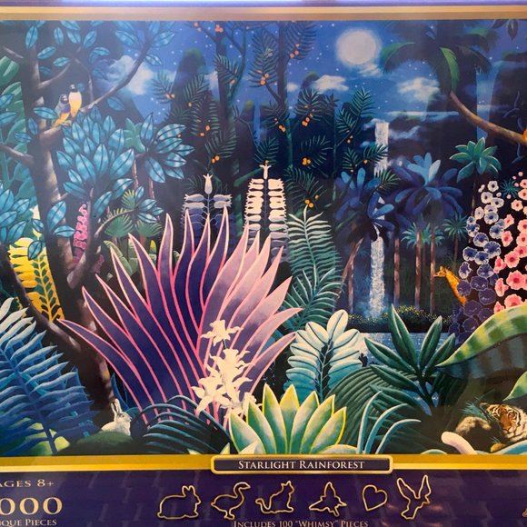 Pastime Puzzles Starlight Rainforest htf 1000 pcs - Picture 3 of 5